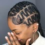 Medium Knotless Braids