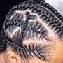 Large Knotless Braids