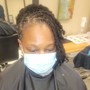 Partial Sew In half braids