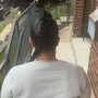 Small Braided Ponytail