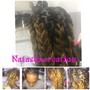 Double Process Color for natural hair