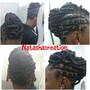 Loc Maintenance with shampoo, twist, trim and Loc Style