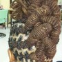 DreadLoc two strand twist and style