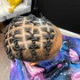 Kid's Traditional Cornrow Extensions