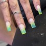 Short Acrylic Full Set w/gel