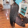 Bohemian Small/medium Knotless Braids