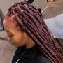 Bohemian box braids (medium)