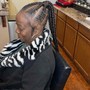 Women Cornrows (5-8 feed-ins)