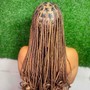 French twist knotless braids