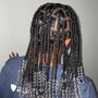 Knotless braids - mid back length (or shorter)