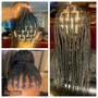 Tribal braids waist length