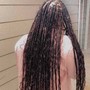 Small  bohemian Braids butt length