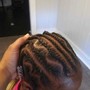 Natural kids braids