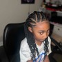 Natural kids braids