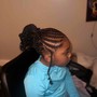 Natural kids braids