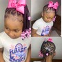 Kid's scalp braids