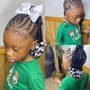 Kid's scalp braids