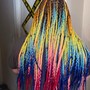 Butterfly locs Crochet hair included (shoulder)($25 deposit required)