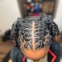 Starter Locs Short Hair (Above eyebrow)