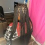 smedium knotless braids