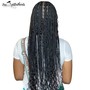 Medium Bohemian Knotless Braids (Midback)