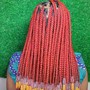 Short Knotless braids curly ends/ Better known as coileray braids