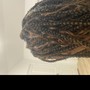 Med boho box  Braids waist hair included