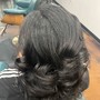 Single track sew in