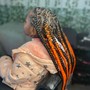 Kid Knotless Box Braids (Large, 42") (Up to Age 12 ONLY)