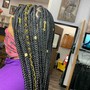 Large Knotless Box Braids