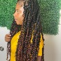 Knotless French Curl Braids