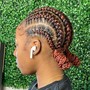 6 Feed In Braids