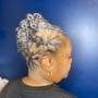 Flat twist/natural hair