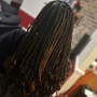 Small knotless braids