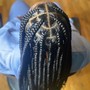 Large Knotless braids