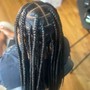 Large Knotless braids