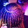 Tribal Braids and Box braids