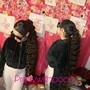 Braided ponytail