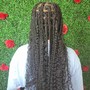 Takedown box braids or faux locs