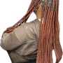 Small Box braids Waist Length 42in Hair