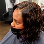 Sew in with frontal