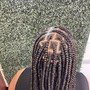 Large Box braids Mid- back