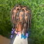 Medium Knotless box braids