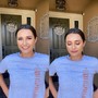 Updo, Full Makeup Application