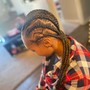 Stitch braids (ponytail