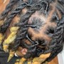 Crochet retwist (root to tip)