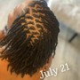 Invisible locs +(optional)boho BOB length [Loose natural hair]