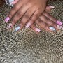 Acrylic Nails Polish Change