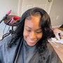 Frontal sew in