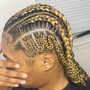 6-8 Freestyle Feed In Braids